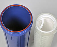 Jumbo Bag Filter 20" - 1 1/2" Pipe Size - 20 Micron