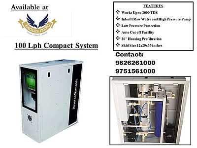 RO 100 LPH Compact - Cabinet